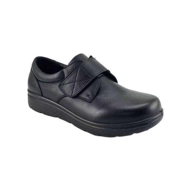 圖片 SANTA BARBARA POLO & RACQUET CLUB-中學黑色真皮學生鞋  (Black Genuine Leather School Shoes for Junior Students)
