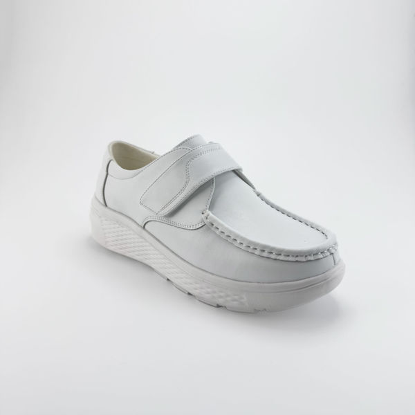 圖片 FOOTSPOT-白色真皮護士鞋 (White Genuine Leather Nurse Shoes)