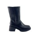 圖片 粗跟中筒女靴 (Mid-calf chunky‑heel  women's boots)