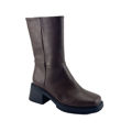 圖片 粗跟中筒女靴 (Mid-calf chunky‑heel  women's boots)