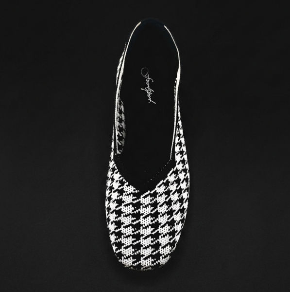 圖片 針織平底瑪莉珍鞋 (Knitted flat Mary Jane shoes)