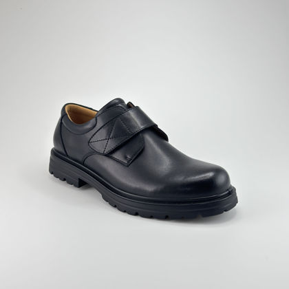 圖片 SANTA BARBARA POLO & RACQUET CLUB-黑色真皮學生鞋 (Black Genuine Leather School Shoes)