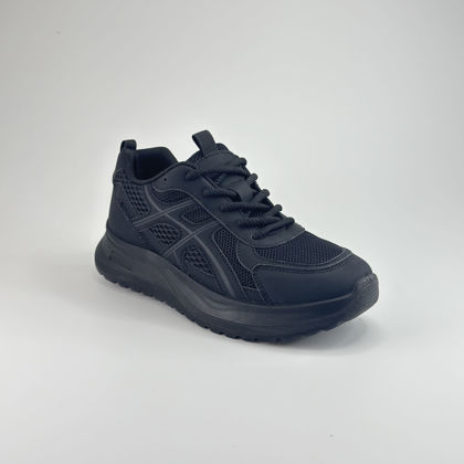 圖片 FOOTSPOT-透氣網面黑色運動鞋 (FOOTSPOT – Black Breathable Mesh Sneakers)