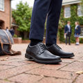 圖片 SANTA BARBARA POLO & RACQUET CLUB-男裝黑色真皮正裝/學生鞋 (SANTA BARBARA POLO & RACQUET CLUB – Men’s Black Genuine Leather Dress / School Shoes)